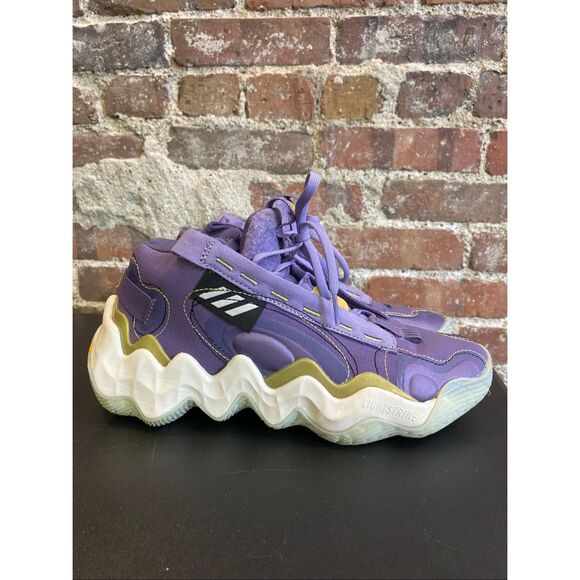 ADIDAS • Ace Light Strike • Purple/Gold LVL-029002 Athletic Shoes• Ladies Size 8 - Picture 1 of 16